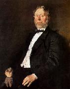Wilhelm Leibl Portrat des Johann Heinrich Pallenberg oil painting artist